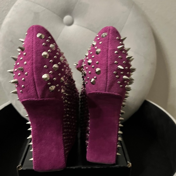 Jeffrey Campbell Pink and Purple Spiked Heels - Picture 3 of 4